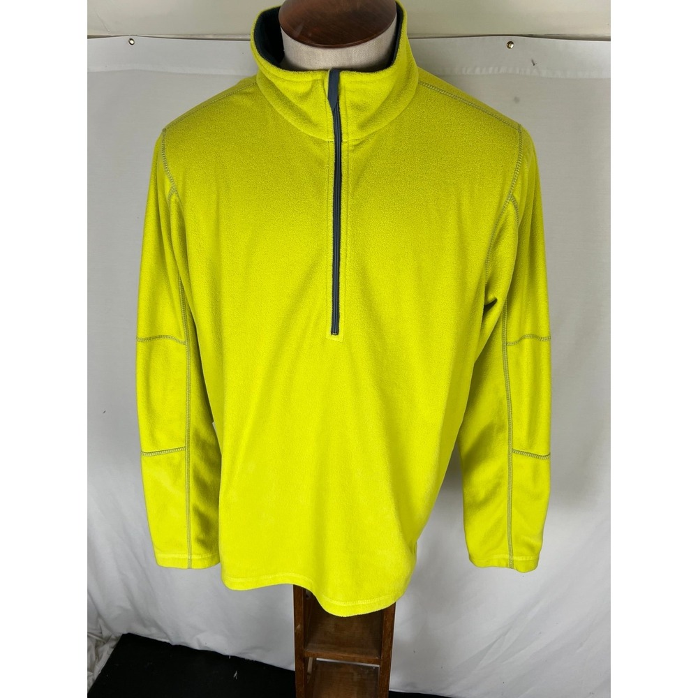 Double Diamonds fleece partial zip up men's sz XL